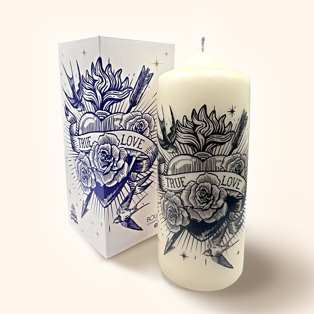 Bougies tatouées True love
