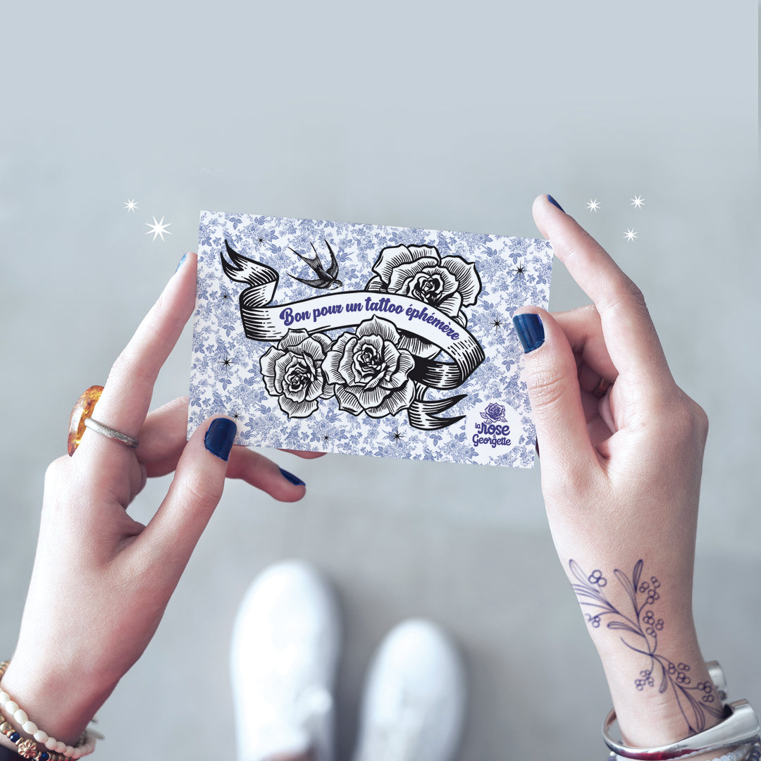 Bon pour un tattoo éphémère